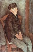 Sitzender Knabe mit Hut Amedeo Modigliani